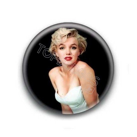 Badge : Robe Blanche, actrice Marilyn Monroe