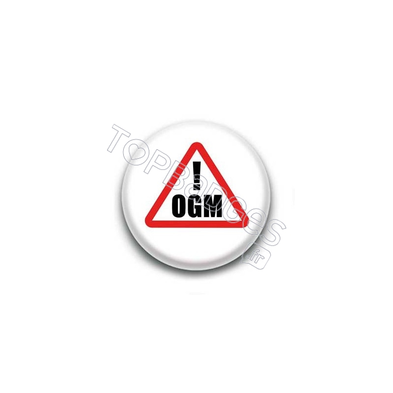Badge attention danger OGM