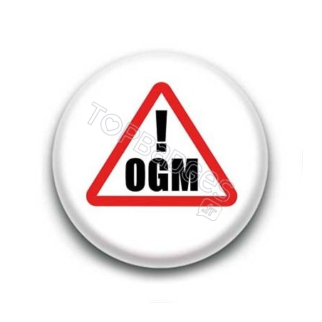 Badge attention danger OGM