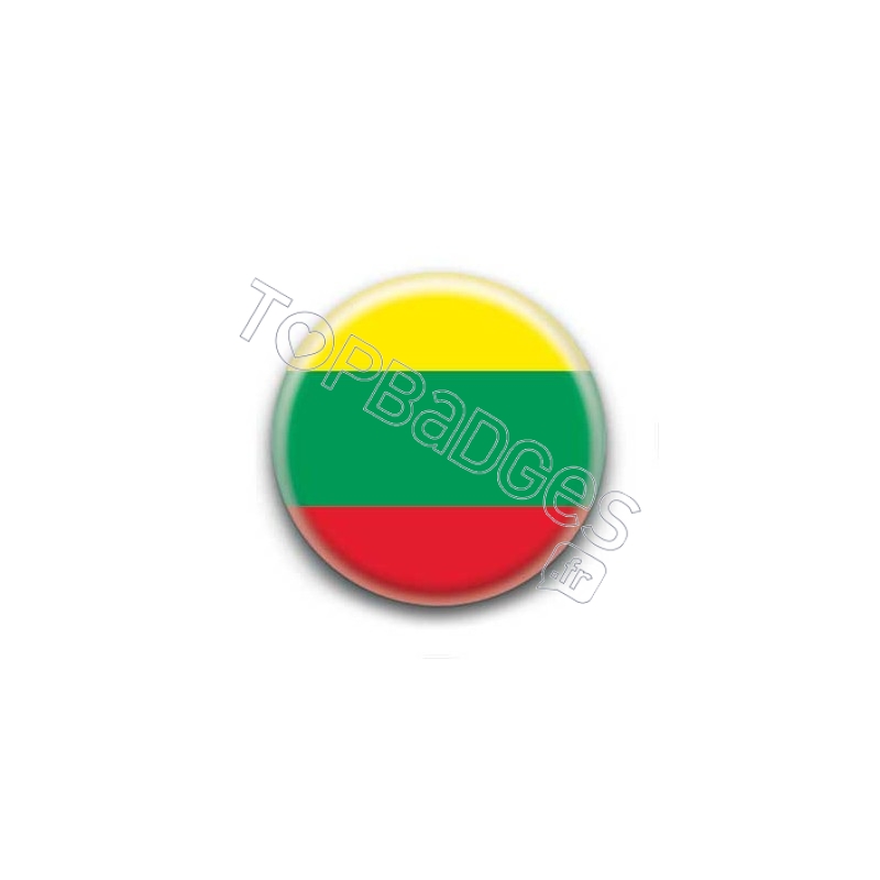 Badge drapeau Lituanie
