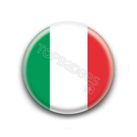 Badge Drapeau Italie