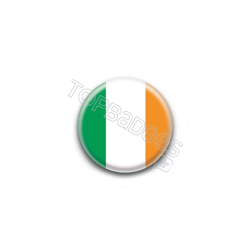 Badge drapeau Irlande