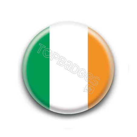 Badge drapeau Irlande