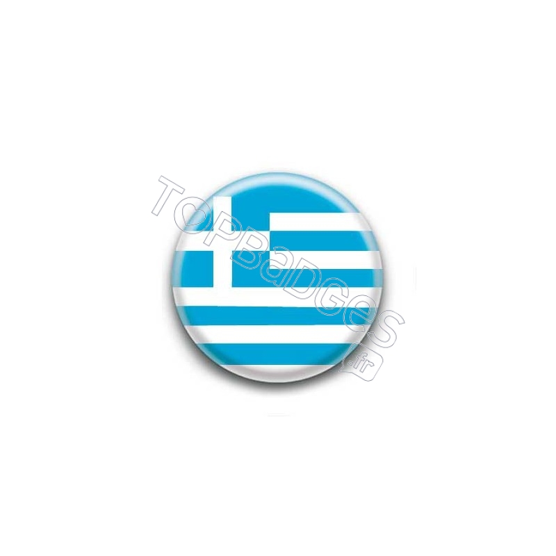 Badge drapeau de la Grèce