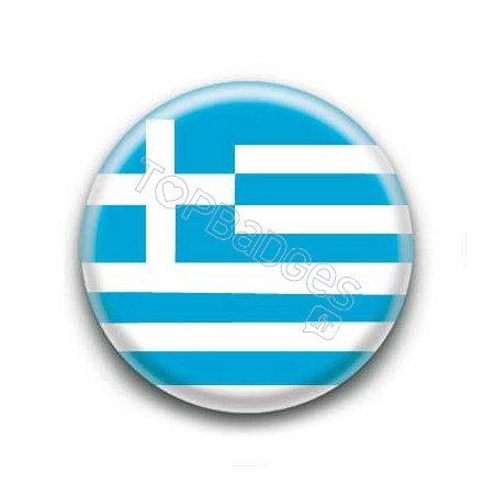 Badge drapeau de la Grèce