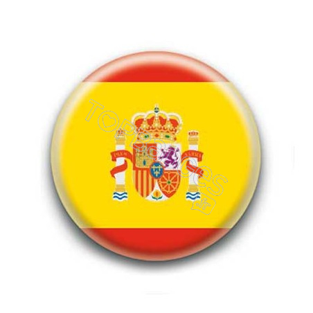 Badge drapeau Espagne