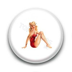 Badge : Pin'up maillot