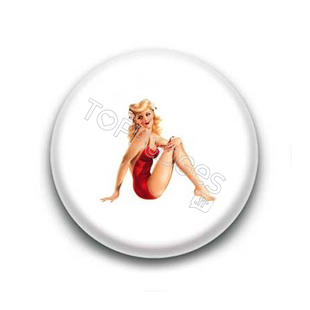 Badge : Pin'up maillot