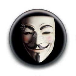 Badge masque anonymous