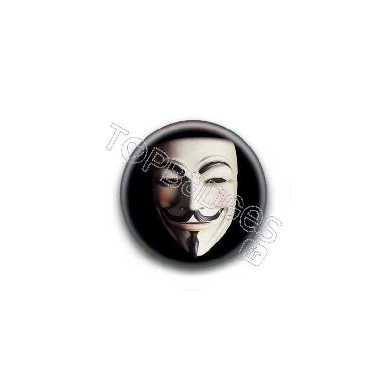 Badge masque anonymous