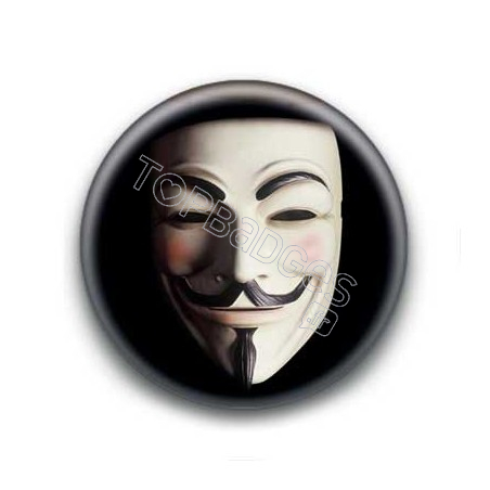 Badge masque anonymous