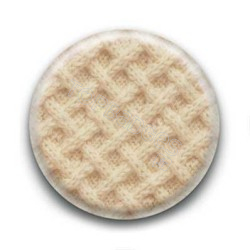 Badge laine beige