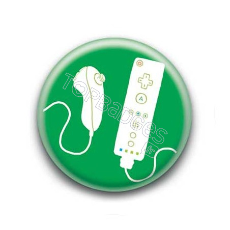 Badge Manette Nintendo Wii