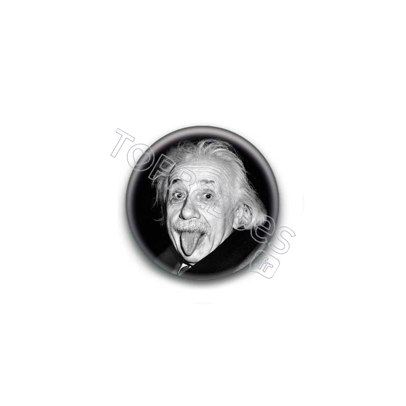 Badge : Scientifique Albert Einstein