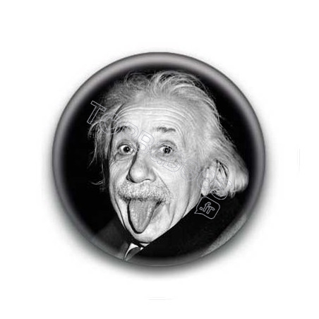Badge : Scientifique Albert Einstein
