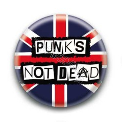 Badge Punks not Dead British