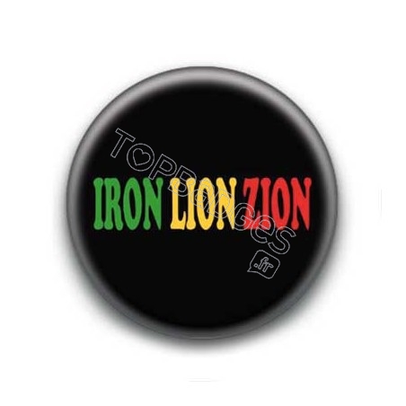 Badge Iron Lion Zion
