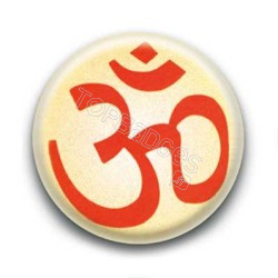 Badge OM Syllabe Sanskrit Mantra