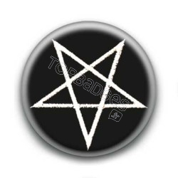 Badge Pentacle Etoile Rouge