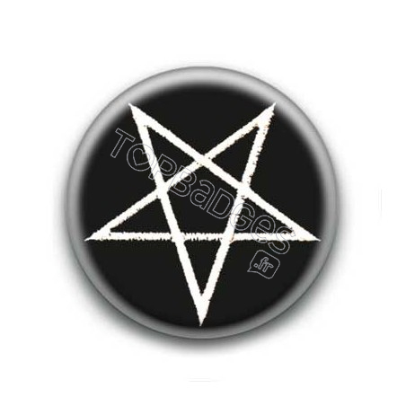 Badge Pentacle Etoile Rouge