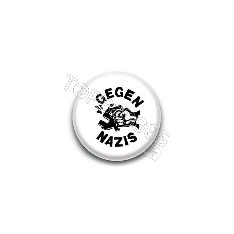 Badge Gegen Nazis Poing