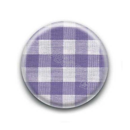 Badge Vichy Violet