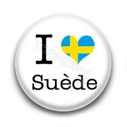 Badge I Love Suède
