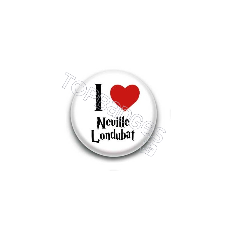Badge I Love Neville Londubat