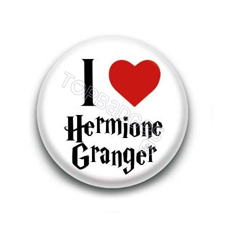 Badge I Love Hermione Granger