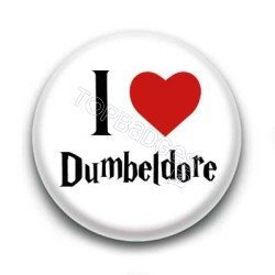 Badge I Love Dumbeldore