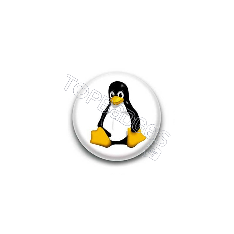 Badge Pingouin Linux