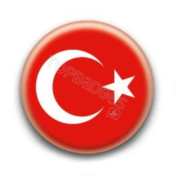 Badge Drapeau Turquie