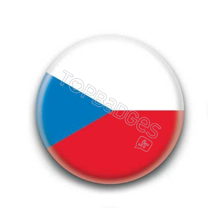 Badge Drapeau République Tchèque