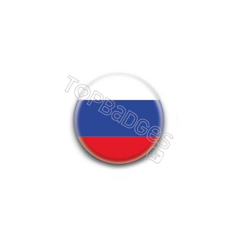 Badge Drapeau Russie