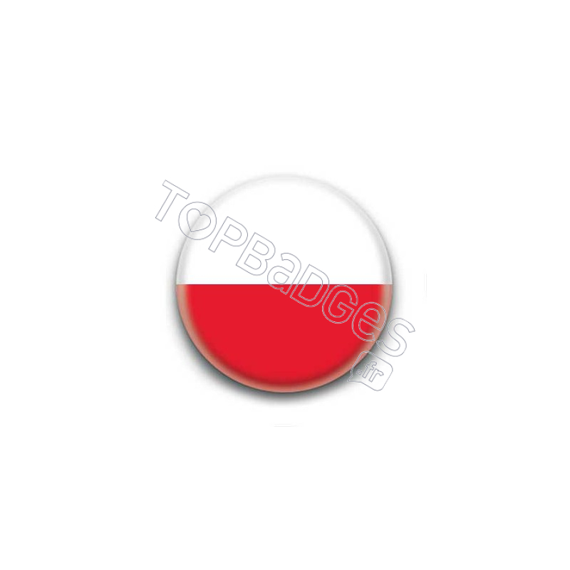 Badge Drapeau Pologne