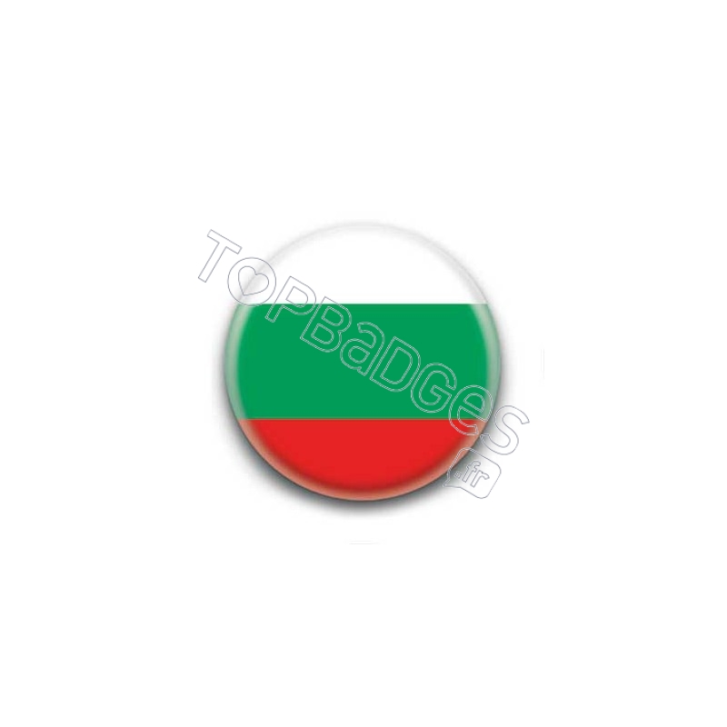 Badge Drapeau Bulgarie