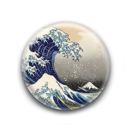 Badge :  La grande vague, Kanagawa