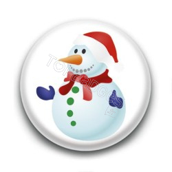 Badge Bonhomme de Neige