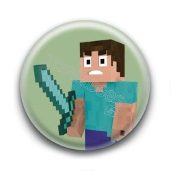 Badge Steve Minecraft