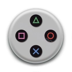 Badge Boutons Playstation