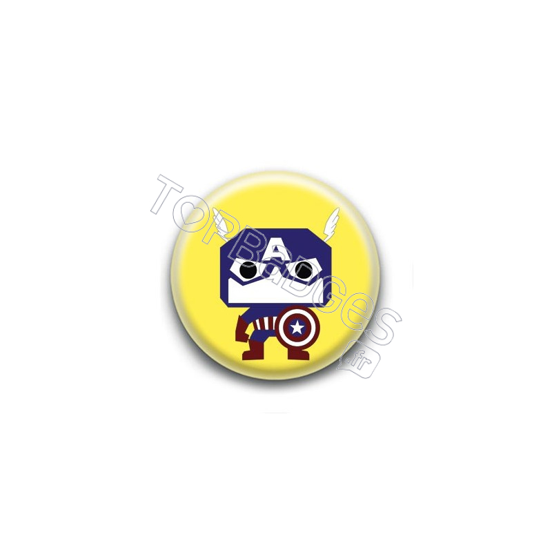 Badge Captain America Pop Up