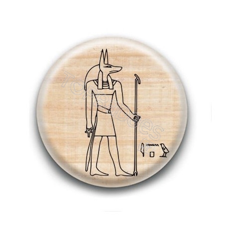 Badge Dieu Egyptien Anubis