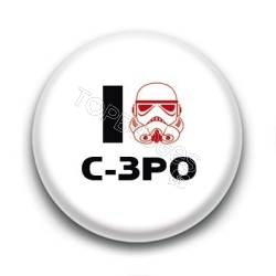 Badge I Love C-3PO