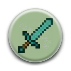 Badge Epée Minecraft