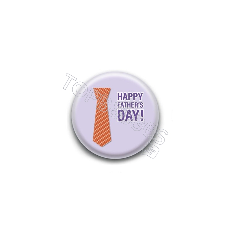 Badge Happy Father's Day Cravate