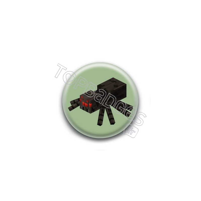 Badge Araignée Minecraft