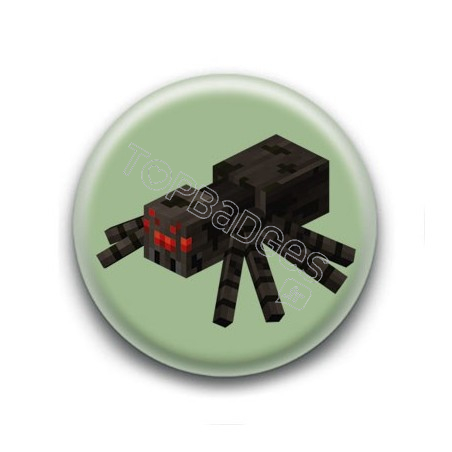 Badge Araignée Minecraft