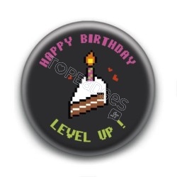 Badge Happy Birthday Level Up