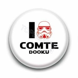 Badge I Love Comte Dooku