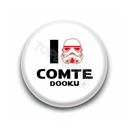 Badge I Love Comte Dooku